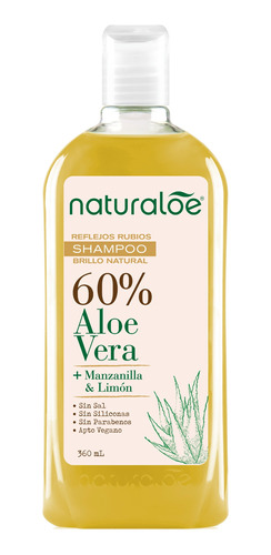 Naturaloe Shampoo Reflejos Rubios 360ml