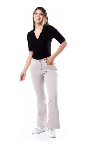 Pantalon Cargo Drill Stretch Pionier Hallyh Dril Mujer