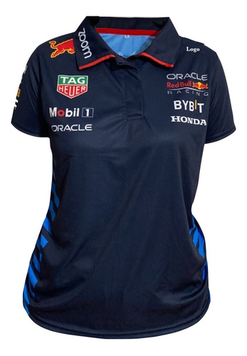 Playera F1 Tipo Polo Red Bull 2024, Mujer.