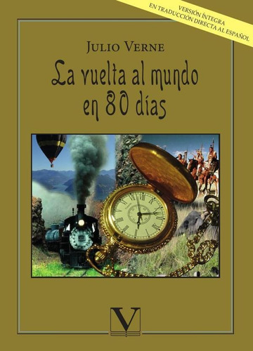 La Vuelta Al Mundo En 80 Días, De Julio Verne. Editorial Verbum, Tapa Blanda En Español, 2015