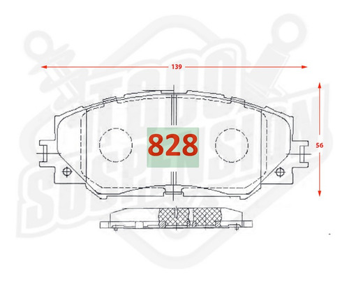 Pastilla Frenos Delantera Toyota Urban Cruiser 1.3 2009-2020