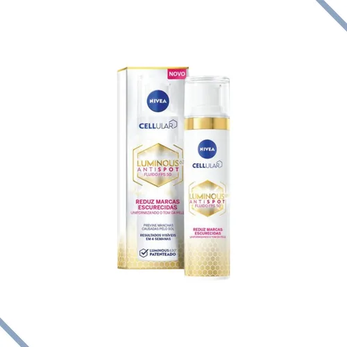 comprar Creme Facial Nivea Cellular Luminous 630º 40ml Reduz Manchas Momento de aplicação Dia Tipo de pele Todo tipo de pele