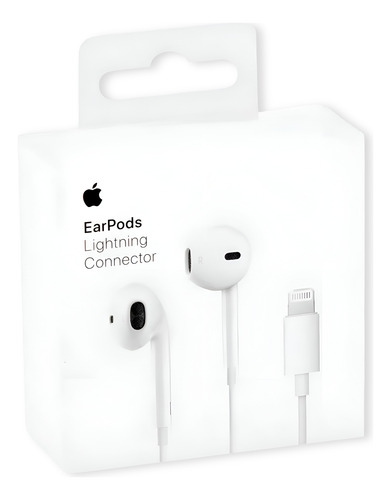 Audífonos Apple Earpods Lightning 1.2m Original Mmtn2am