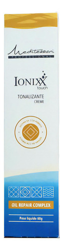  Coloração Tonalizante Mediterrani Ionixx Touch Profissional Tom 7.7-LOURO MEDIO MARROM IONIXX TOUCH 60GR