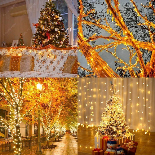 Guirnalda Luces Led Foquitos 20 Metros 220v Navidad Premium