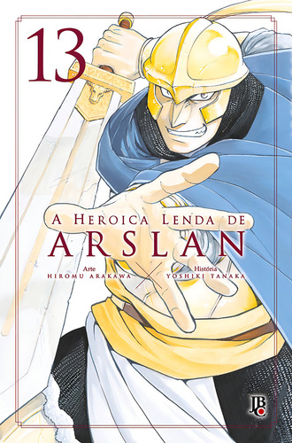 A Heróica lenda de Arslan - Vol.13, de Arakawa, Hiromu. Editorial Editora JBC, capa mole em português, 2022