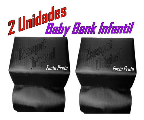 Kit 2 Baby Bank Para Cabeleireiros Móveis De Salão De Beleza