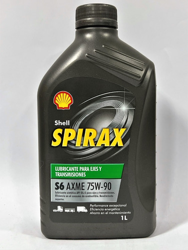 Aceite Shell Spirax 75w90 S6 Axme 1 Litro