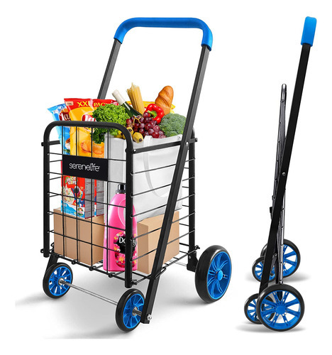 Carrito Para Compra Plegable Serenelife Slspcart19