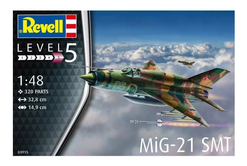 Mig 21 Smt Escala 1/48 Revell 03915