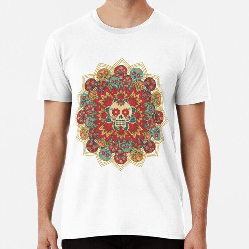 Remera Mandala De Oro De Mardi Gras Algodon Premium