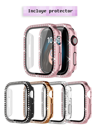 Malla Correa Para Apple Watch Metalica Muchos Talles Negro 3.8 Cm