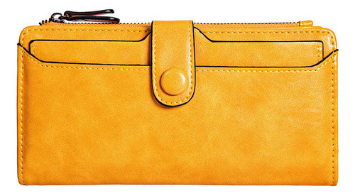 Cartera Larga Retro, Tarjetero Plegable Simple