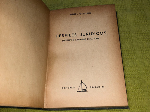 Perfiles Jurídicos - Angel Ossorio - Rosario