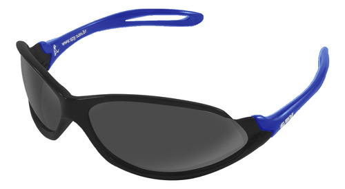 Óculos De Sol Spy 39 - Open Preto - Haste Azul Royal