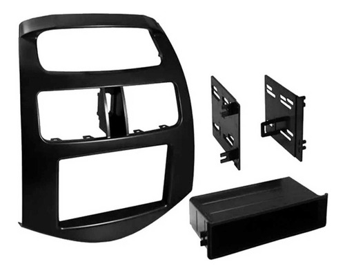 Base Frente 1 Y 2 Din Chevrolet Spark 2013 A 2016 Gmk313