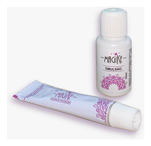 Tintura Para Sobrancelha Cilios Kit Navalha Espelho Escova