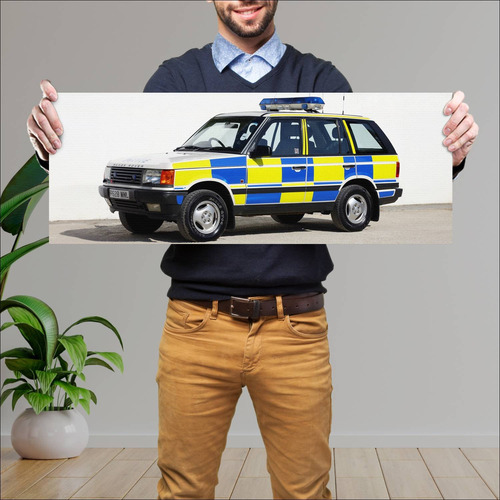 Cuadro 30x80cm Auto 1994 Range Rover Police 3745 10