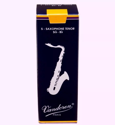 Imagem 1 de 7 de Palheta Vandoren P/ Saxofone Tenor Sib-bb 2 - Caixa C/ 5