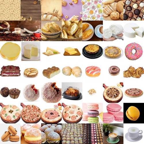 Pack 500 Imagens Templates Padarias Confeitarias Sorveterias