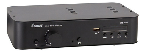 Amplificador Ambiente Htt400 Optic/bt/usb/fm/aux 50w 2 Zonas