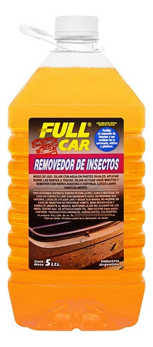 Removedor De Insectos Saca Bichos - Savia Full Car X 5lts .