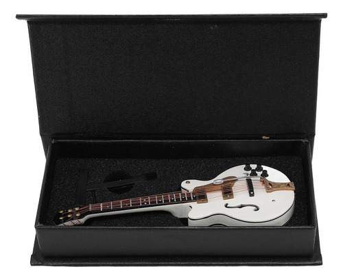 Estuche De Guitarra En Miniatura De Madera Modelo Mini Instr