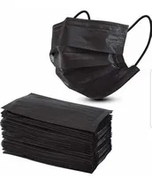 Comprar Tapabocas Negro Mascarilla Caja 50 Unidades Desechables Quir