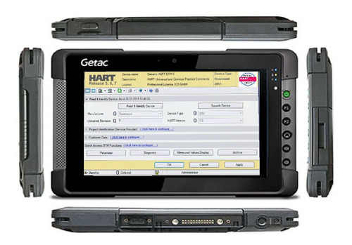 Configurador Programador Hart Getac Rugged Conects 