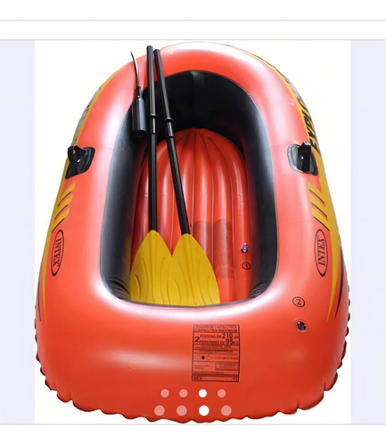 Inflable Remolcable Lancha Intex 58331 Color Naranja