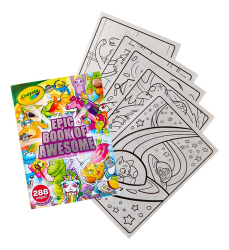 Juego De Libros Para Colorear Todo En Uno Crayola Epic Book