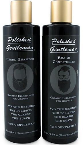 Gentleman Pulido Crecimiento De La Barba Y El Champú Y Acond