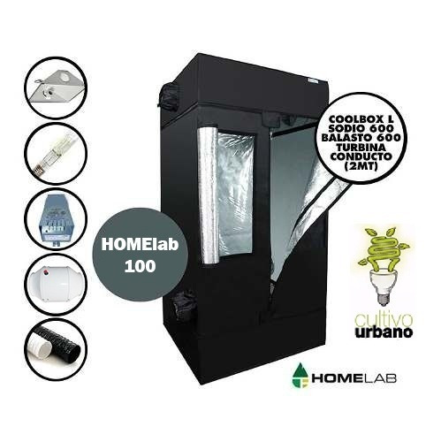 Carpa Cultivo Indoor Kit Combo Homelab 100 Flora