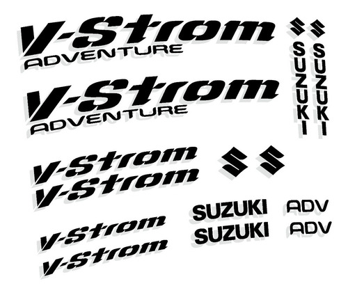 Calcos Suzuki Vstrom Adventure 250 650 1000 V-strom