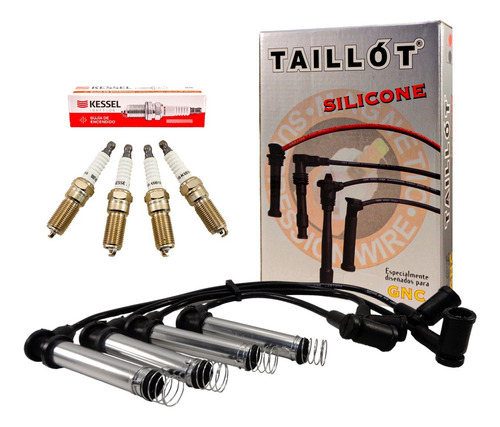 Kit Cables + Bujias Ford Ka 2008 Al 2014 1.0 1.6 8v Rocam