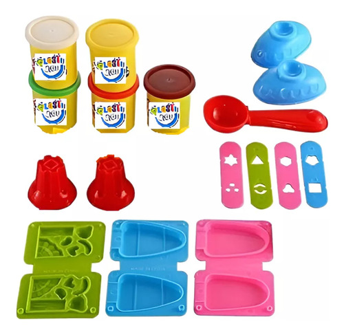 Fabrica De Helados Masas Moldear Plastikids Moldes Heladeria Color