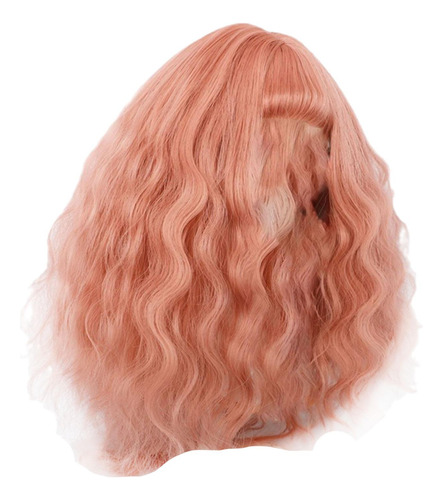 Peluca De Muñeca De Algodón De 20 Cm, Pelo Largo Y , De