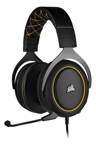 Audífonos gamer Corsair HS60 Pro Surround yellow