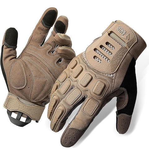 Touchscreen Tactical Gloves Full Finger & Fingerless With Tp