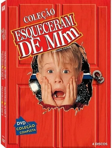 Box Coleção Dvds Esqueceram De Mim 1 Ao 4 (Usado)