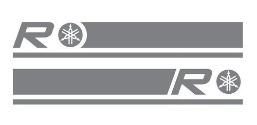 Calco Yamaha R Sticker Vinilo Plotter De Corte Moto Logo