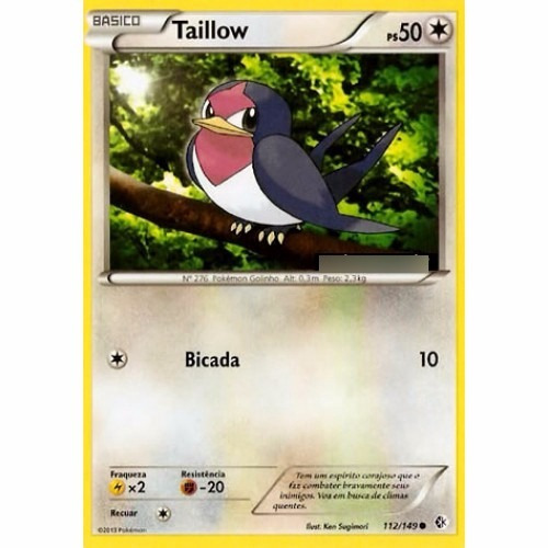 Taillow - Pokémon Normal Comum - 112/149 - Pokemon Card Game