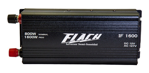 Inversor De Tensão 12v/127v -1600w Pico 800w Nominal - Flach