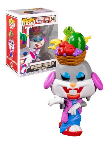 Funko Bugs Bunny In Fruit Hat 840° Looneytunes - Audiojuegos