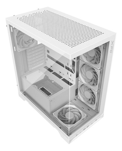 Gabinete Gamer Xpg Invader X Ventana Midi Tower 5vent Blanco