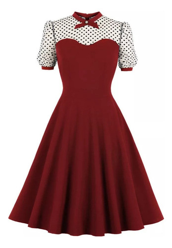 A Vestido Para Mujer De Los Años 50 60 Rockabilly Pinup