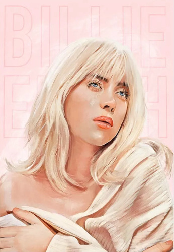 Pintura De Diamantes 5d De Billie Eilish Para Decoración