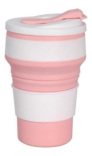 Vaso Plegable Jarro Térmico Mug Silicona Involcable Agarre