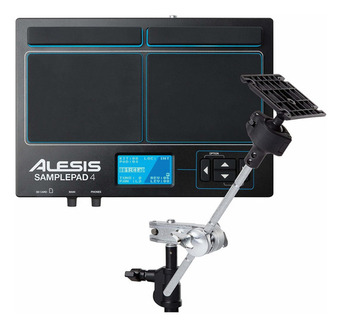Alesis Sample Pad 4 + MultiPad Clamp Instrumento De Percu