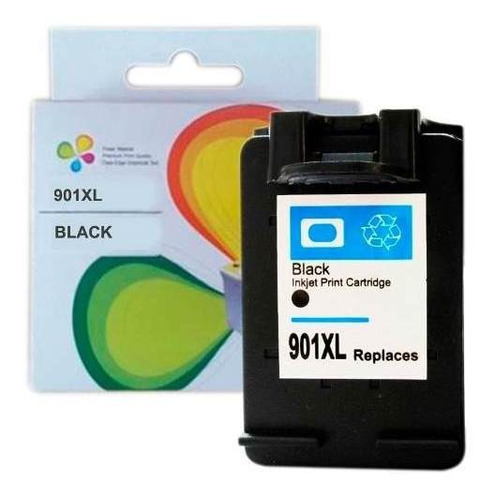 Cartucho Compatible Hp 901 Xl Negro 4500 4660 4680 Bagc